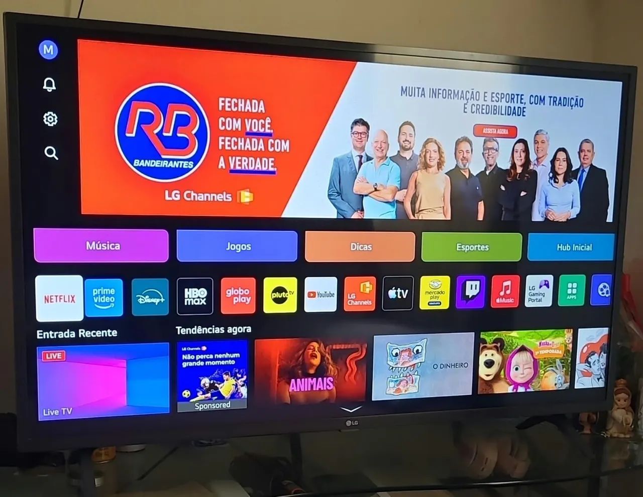 Tv Smart LG 43 polegadas- Em ótimo estado 