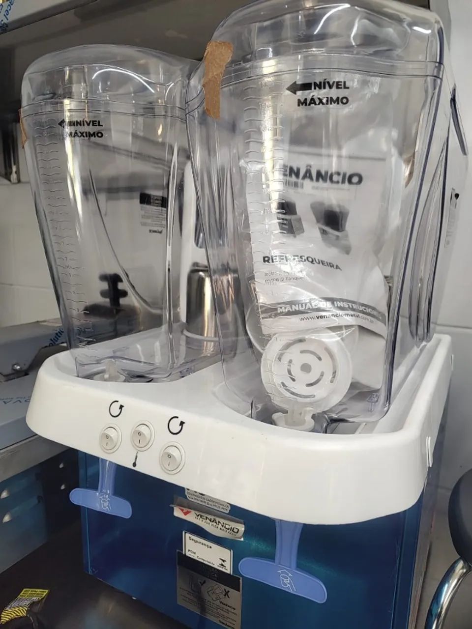 AL. Máquina de Suco Refresqueira Venâncio 2 Tanques 16L Inox