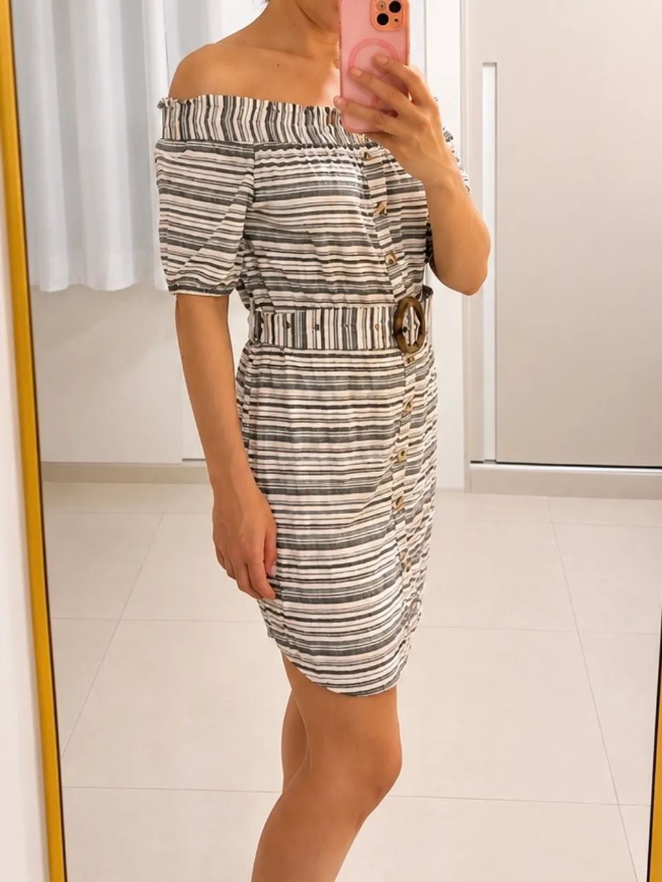 Vestido Amaro 100% viscose 36/P - brechó online - Foto 3