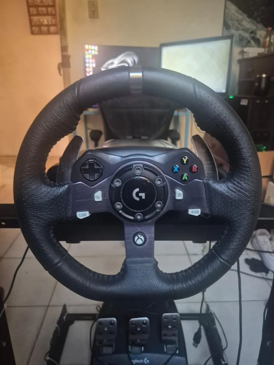 Volante G920 Logitech + Base Suporte - Foto 4