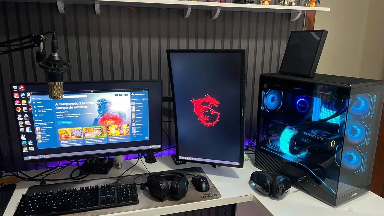 PC gamer - rtx5070 + R7 5700x3d + LianLi + 32gb - Foto 2