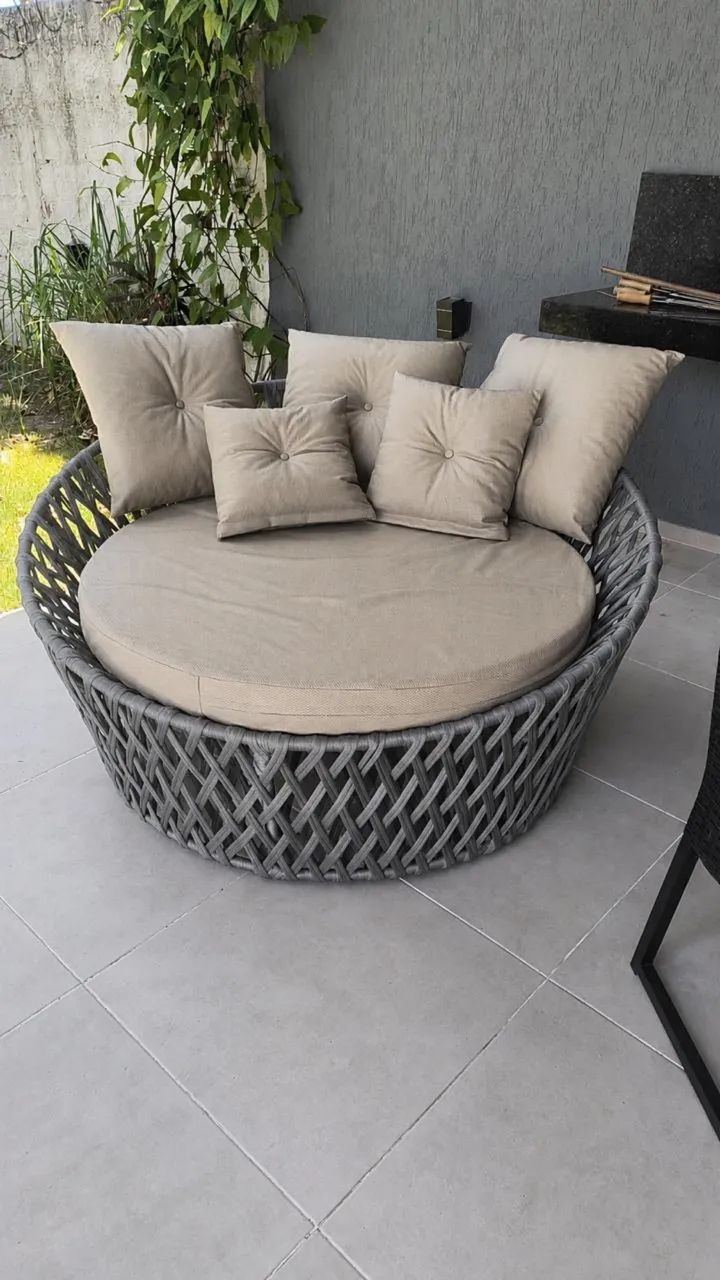 Chaise na corda náutica, DISPONÍVEL EM CORES