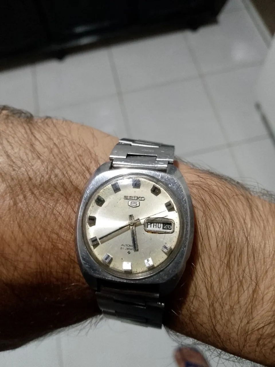 Relógio Seiko 5 automático funcionando  - Foto 3