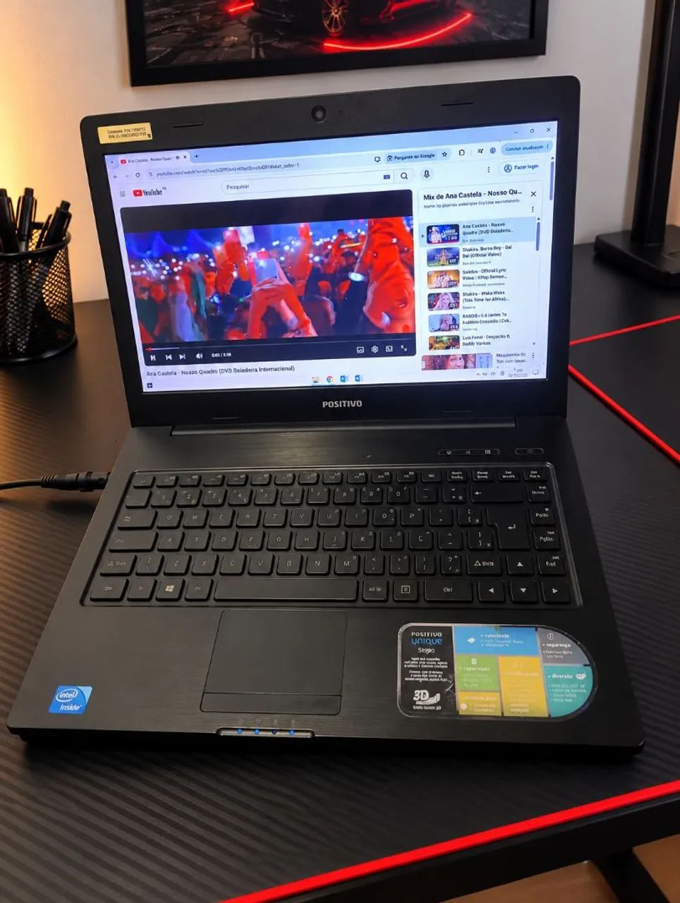 Notebook 250 GB 4 ram / Win 11 / rápido e conservado  - Foto 2