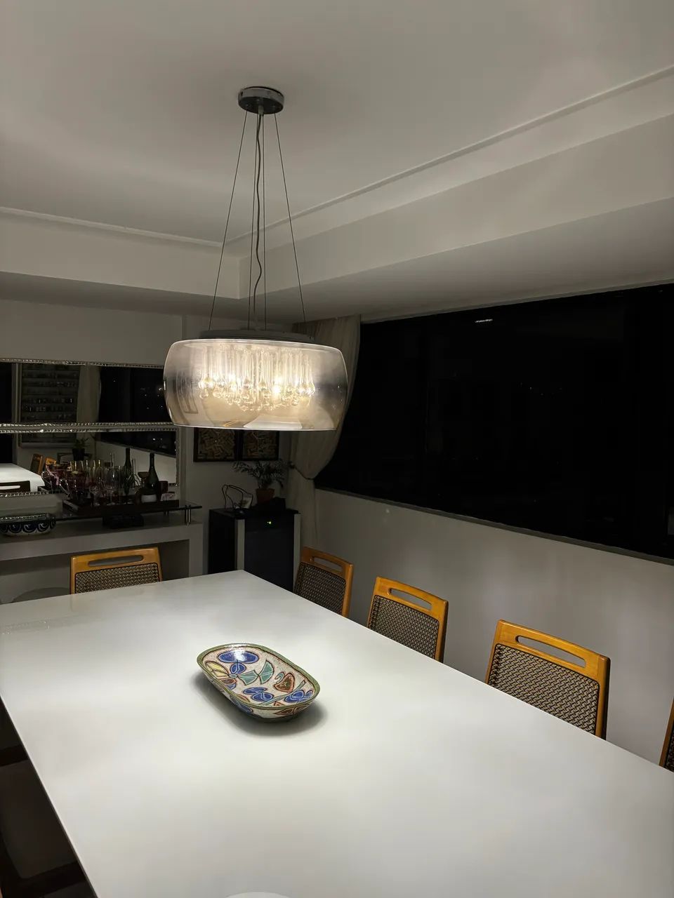 Lustre Elegante Cúpula Prata  - Foto 2