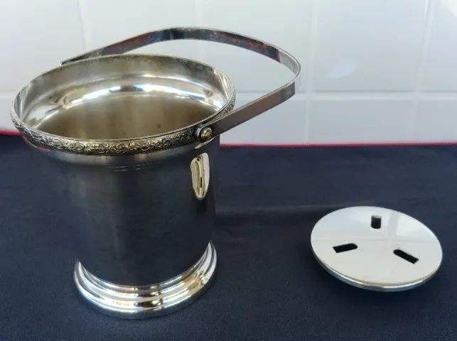 Balde de gelo antigo em prata - Foto 2