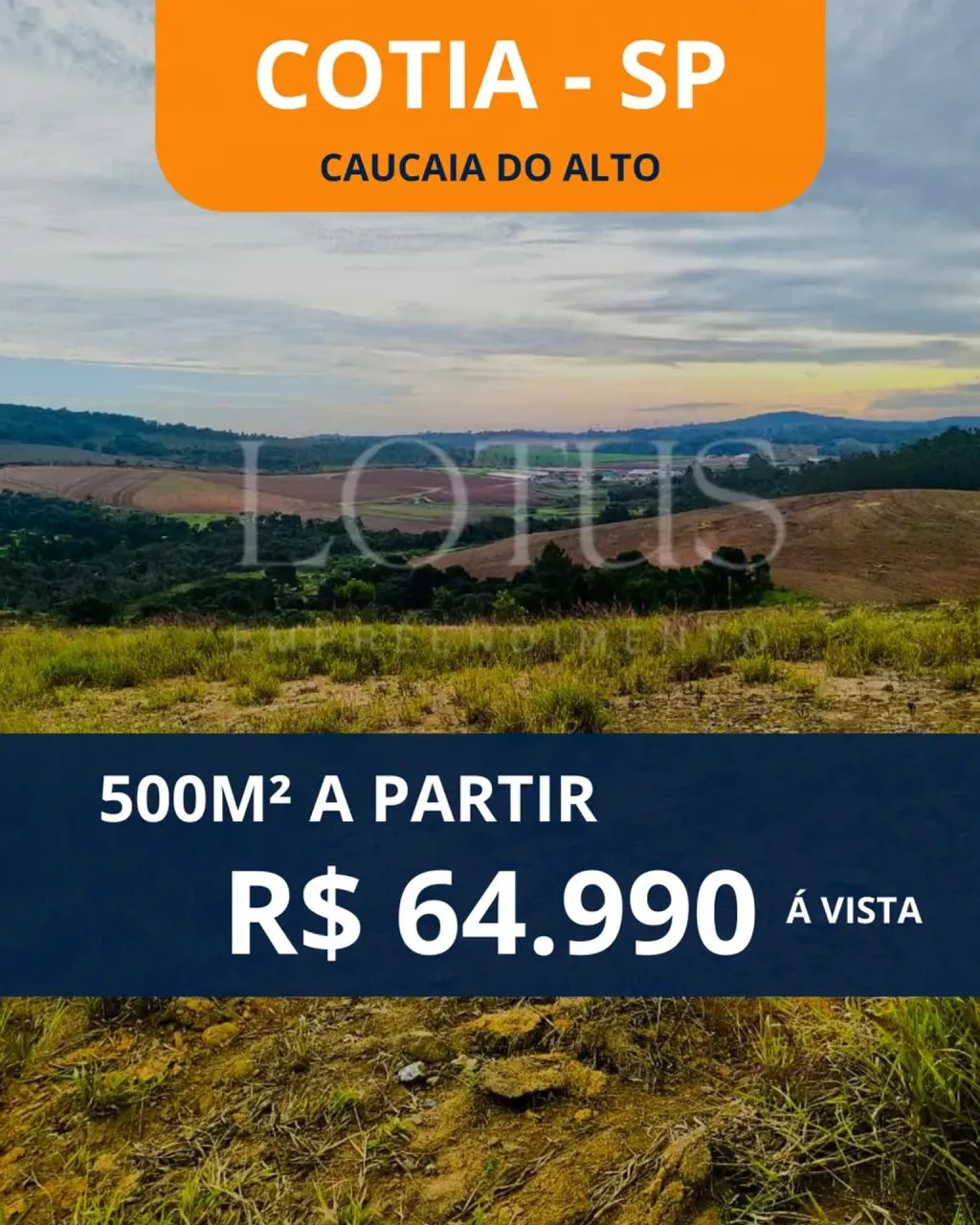 LOTE NA NATUREZA - CAUCAIA DO ALTO / COTIA