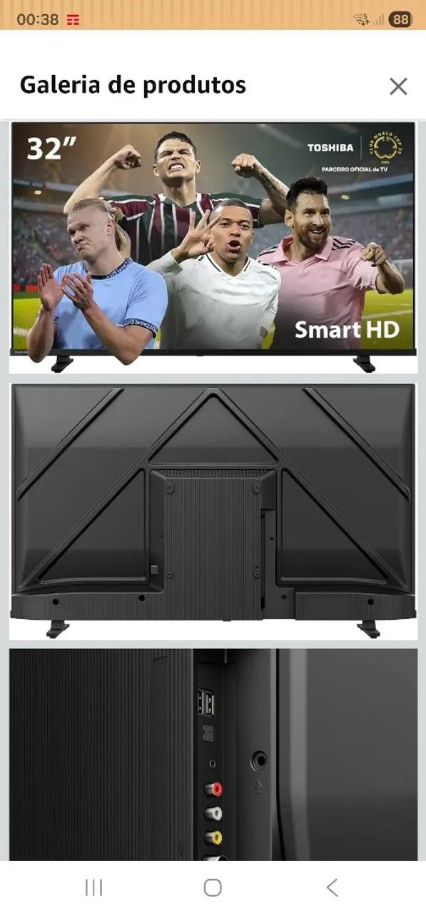 Smart TV 32" Toshiba DLED HD - TB020M - Foto 3
