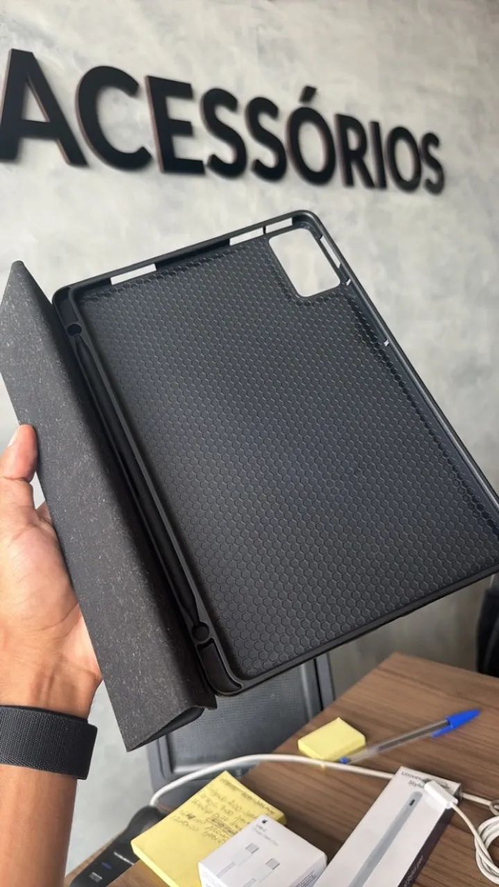 Capa Tablet IPad Todos Modelos Xiaomi Apple Couro Pronta Entrega  - Foto 2
