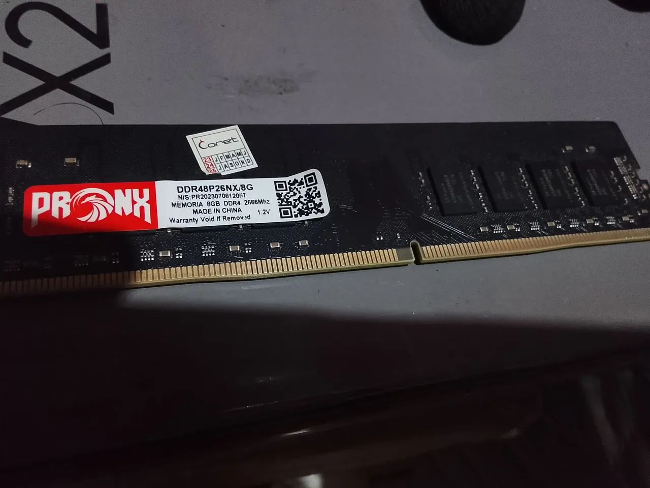 Memória ddr4 8gb 2666Mhz nova pronx