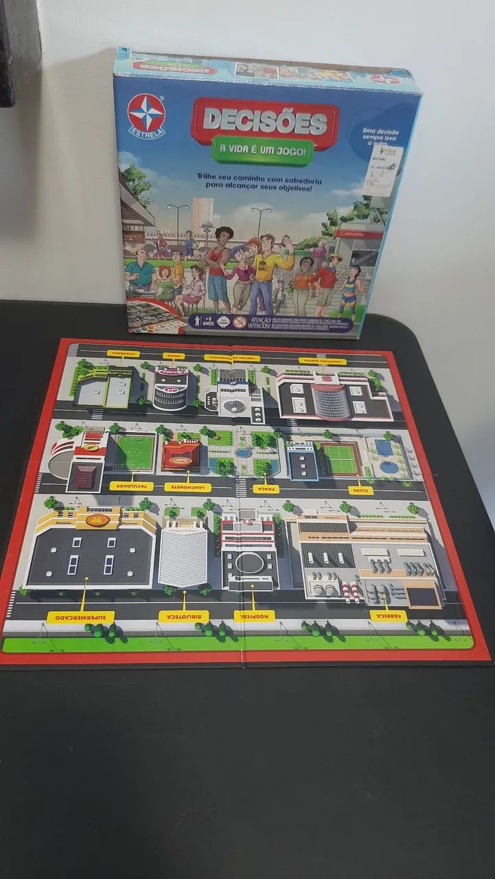Jogo de Tabuleiro Decisões 