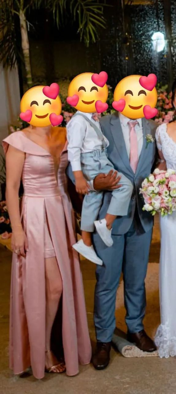 Vestido de festa cor rosê - Foto 3