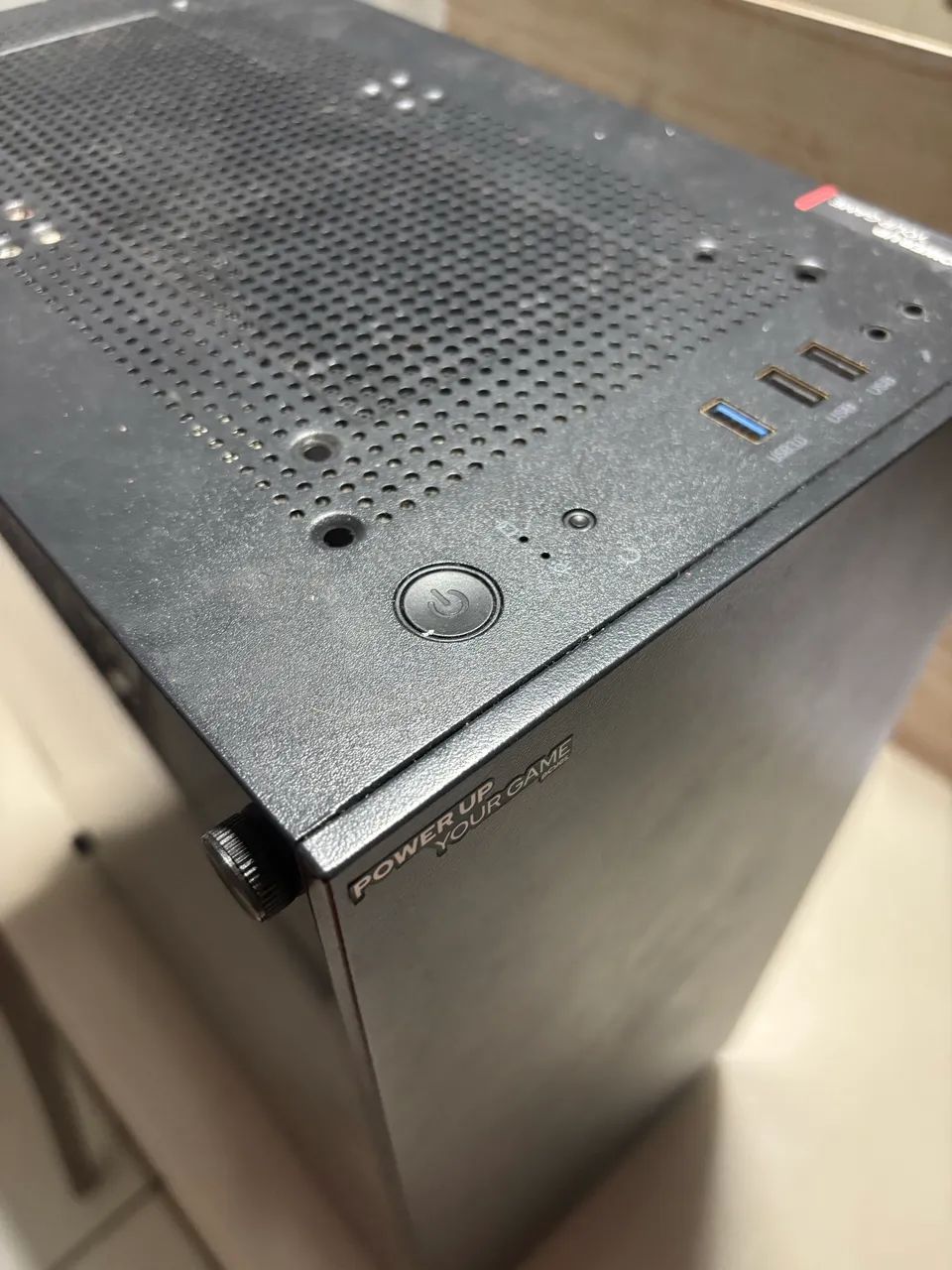 Gabinete Slim Preto, Com vidro temperado - Foto 3