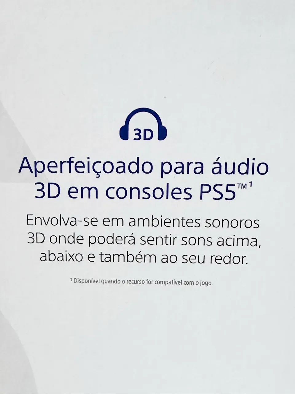 Headset Sony Pulse 3D Sem Fio PlayStation - Foto 5