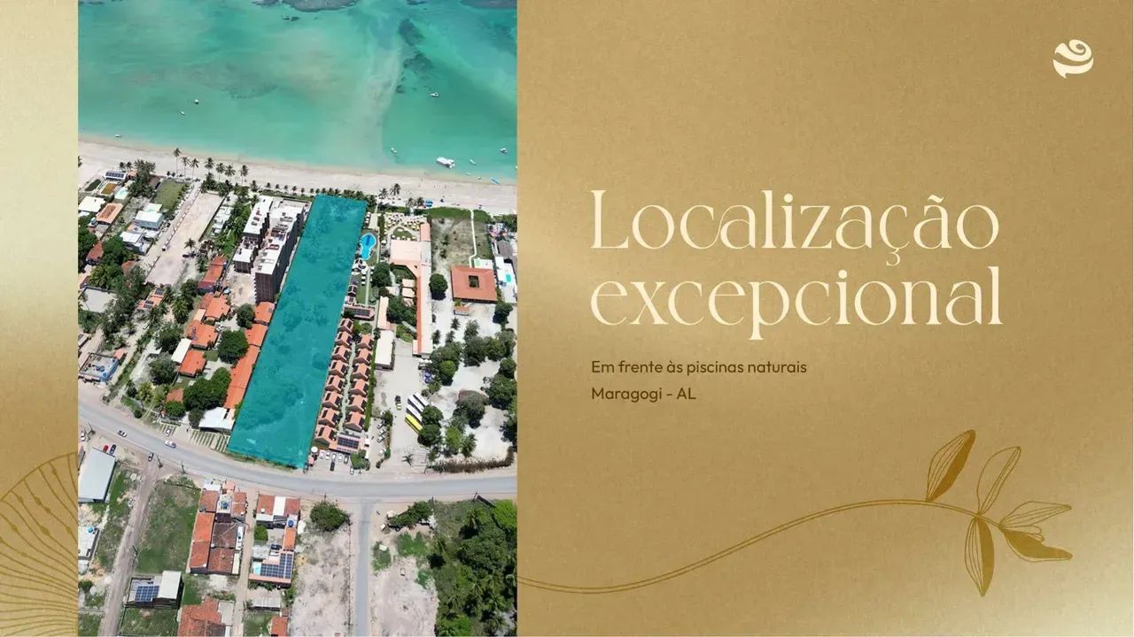 Exclusividade beira mar de Maragogi, Flats Stúdio e 2 quartos, Últimas unidades!! - Foto 2