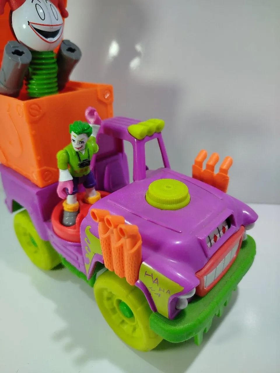 Carro do coringa Imaginext + boneco. - Foto 4