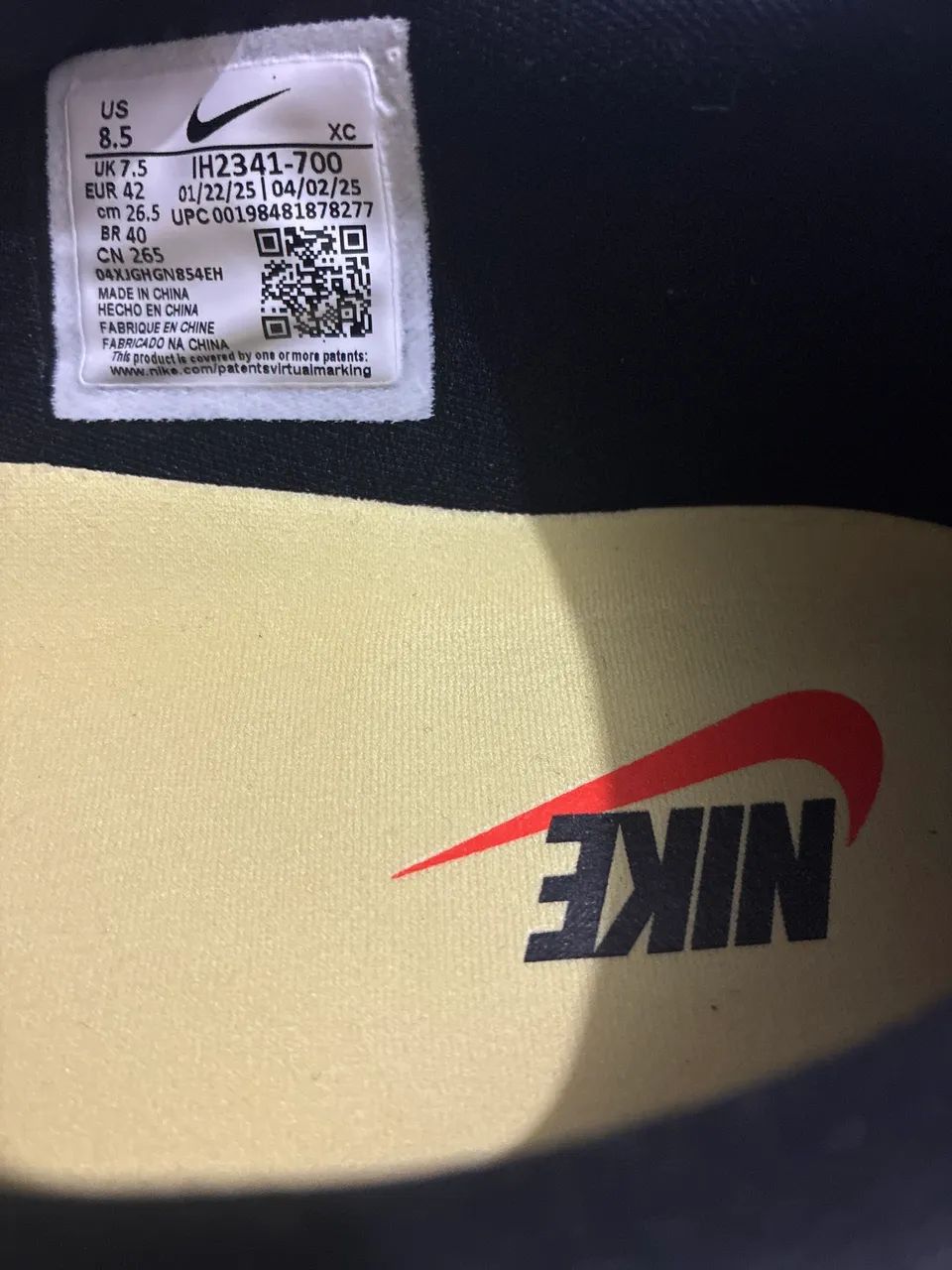Nike Astrograbber QS Soft Yellow Black - Foto 4