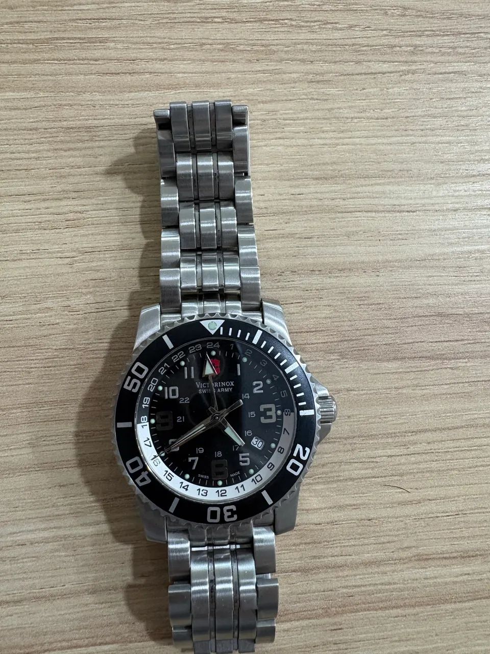 Relógio Victorinox Swiss Army Dive Master 500 GMT, quartz !