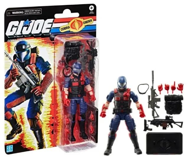 Cobra Viper retro cardback Gi Joe Classified