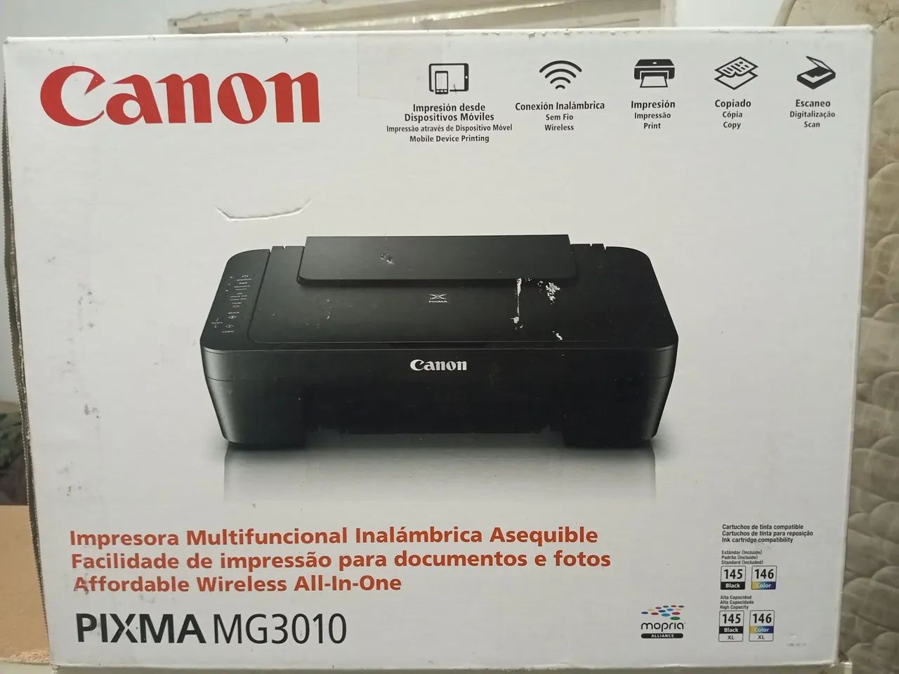 Impressora Canon MG3010 . Pouco usada!