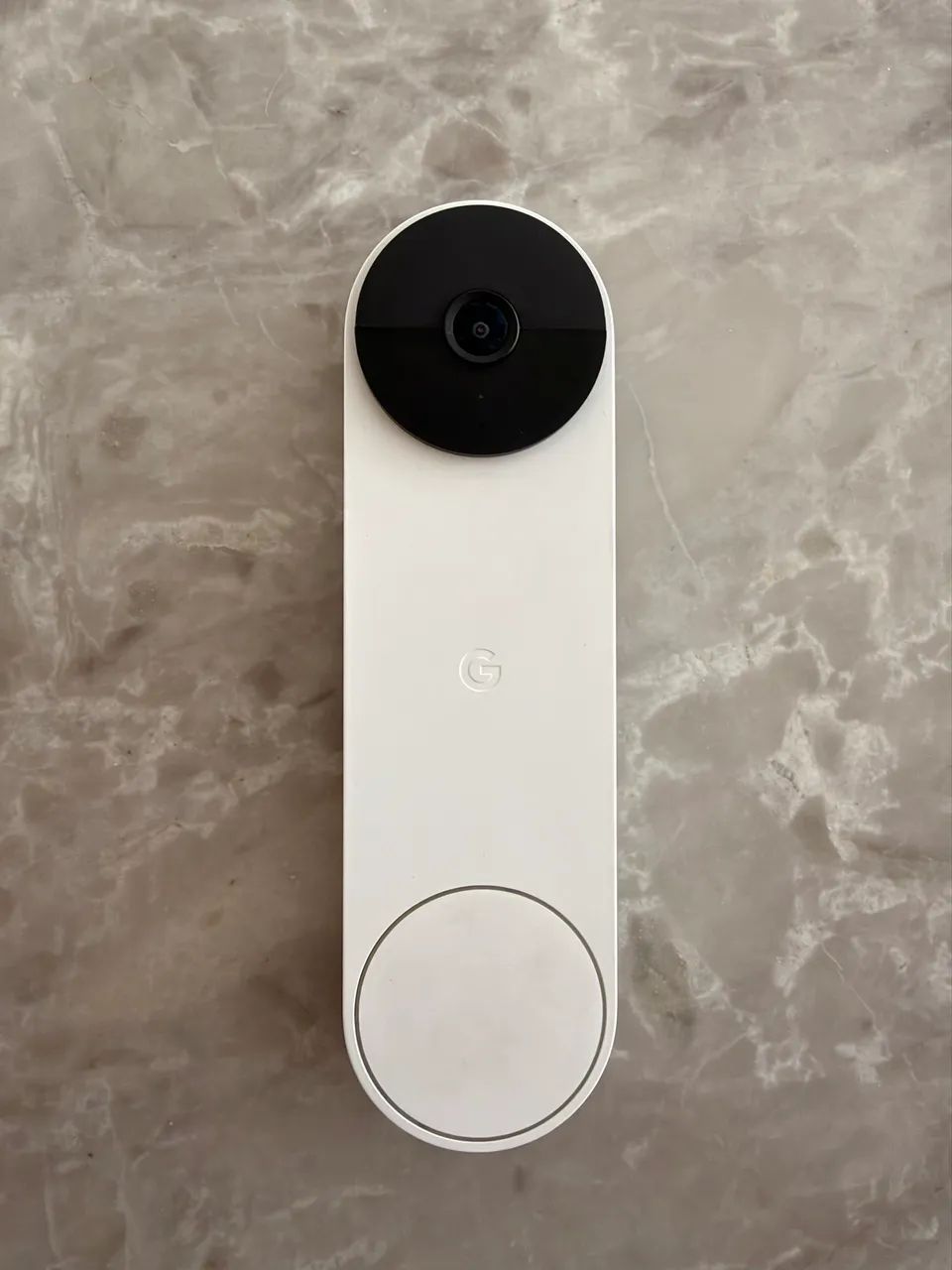 Google Nest Doorbell (Bateria) - Campainha com Câmera - Snow