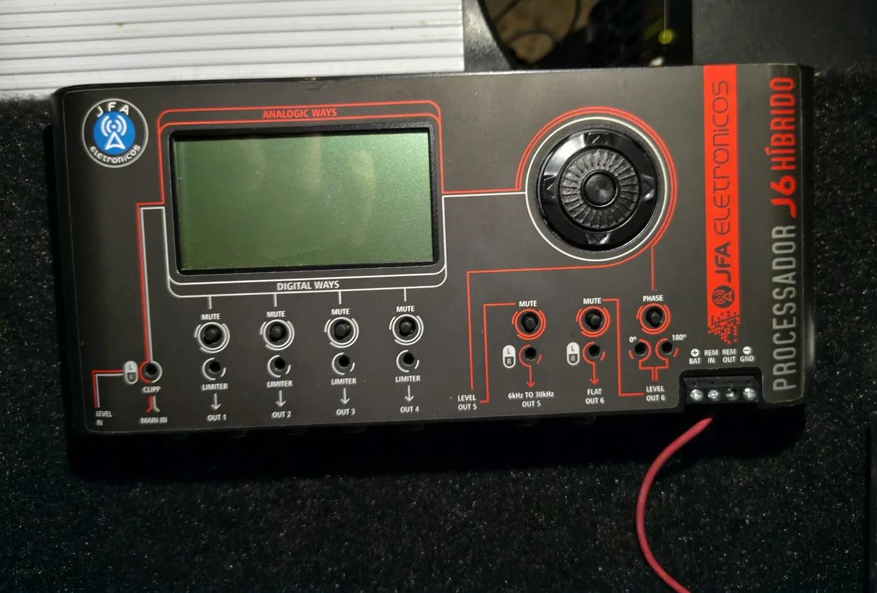 Processador jfa 6 vias hibrido - Equipamentos e Acessórios de Som