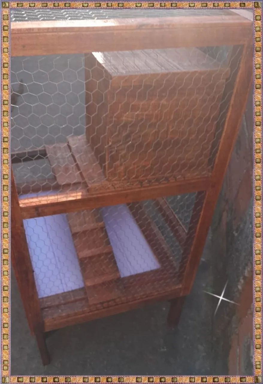 OFERTA Viveiro Envernizado Top para Roedores - Foto 4