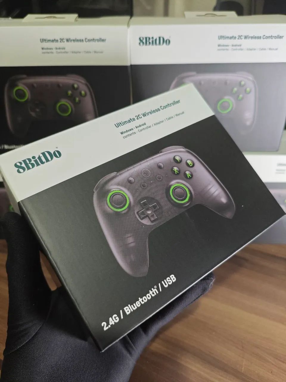 Controle 8bitdo Ultimate 2C Preto Hall Effect Windows e Android Original - Foto 2