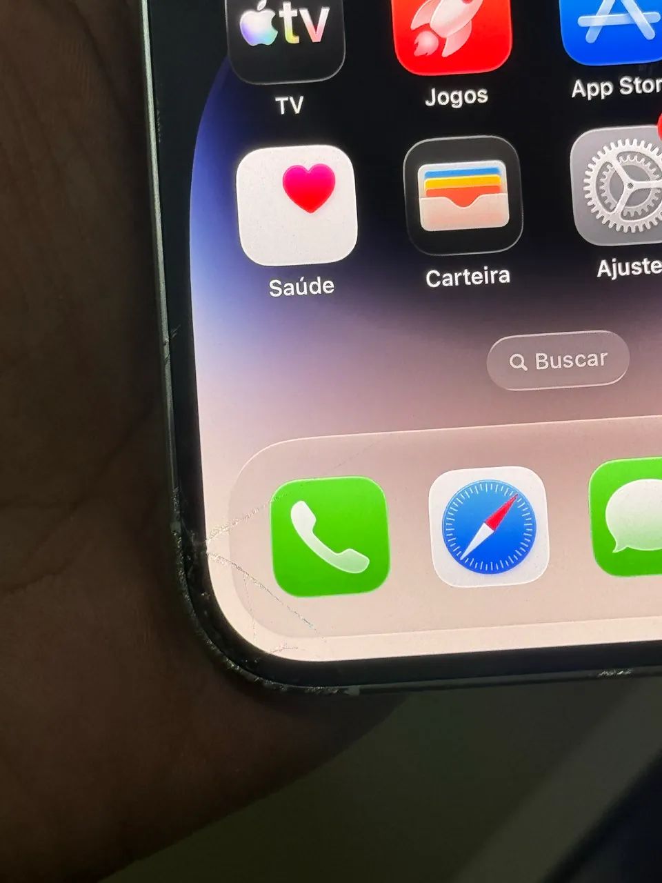 iPhone 14 Pro 128GB TELA trincada  - Foto 2