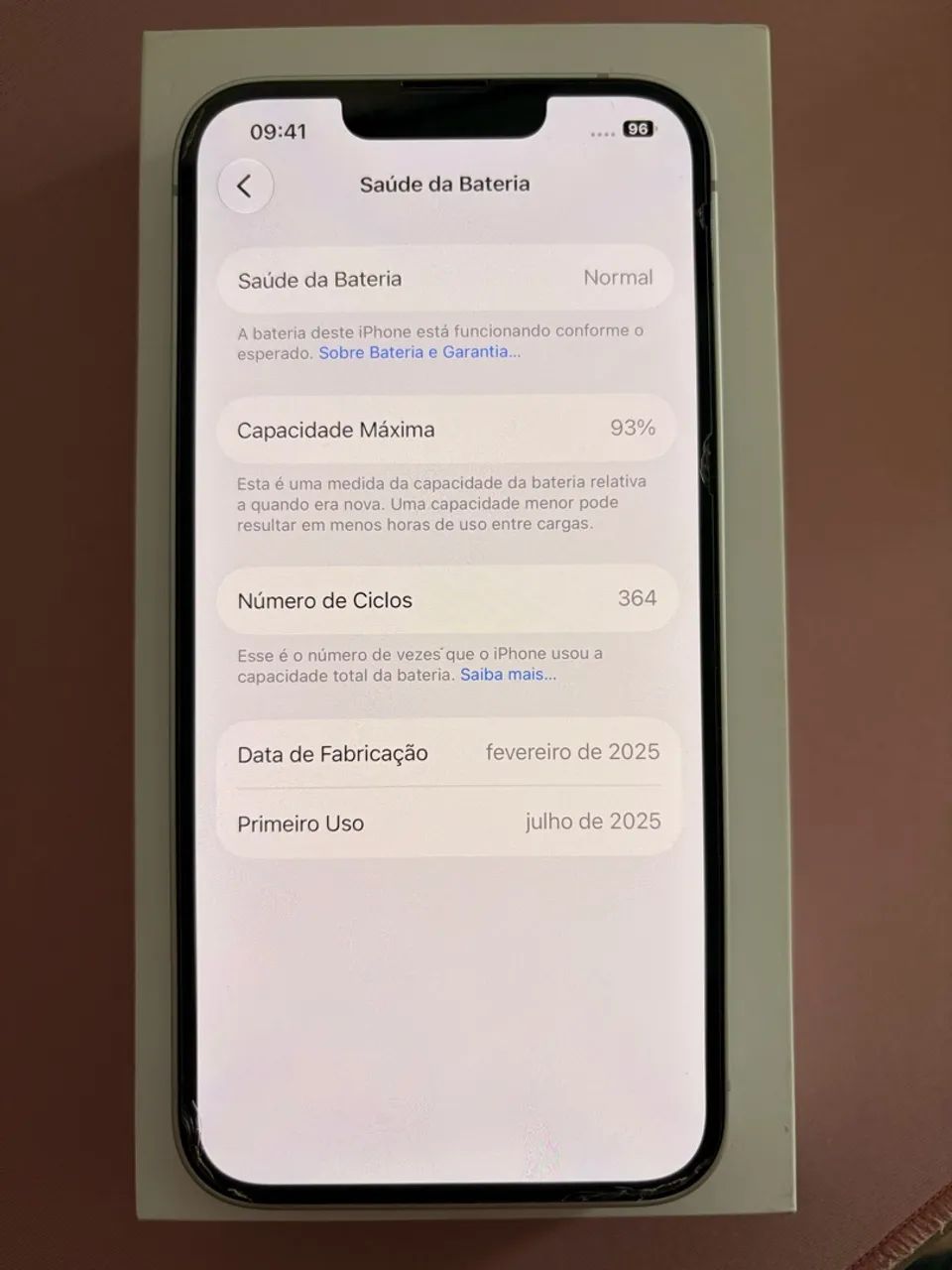 iPhone 16e - 128gb - Branco - Sem marcas de uso - Foto 4