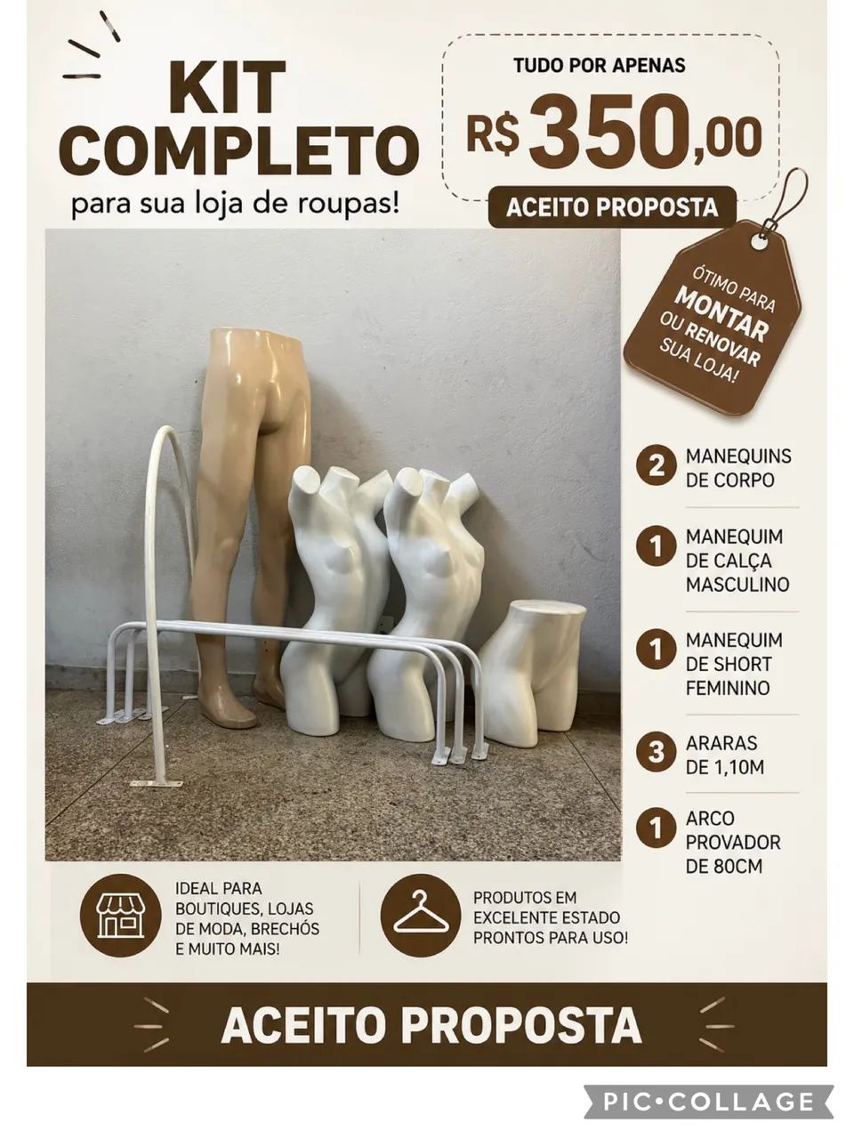 Material para loja 