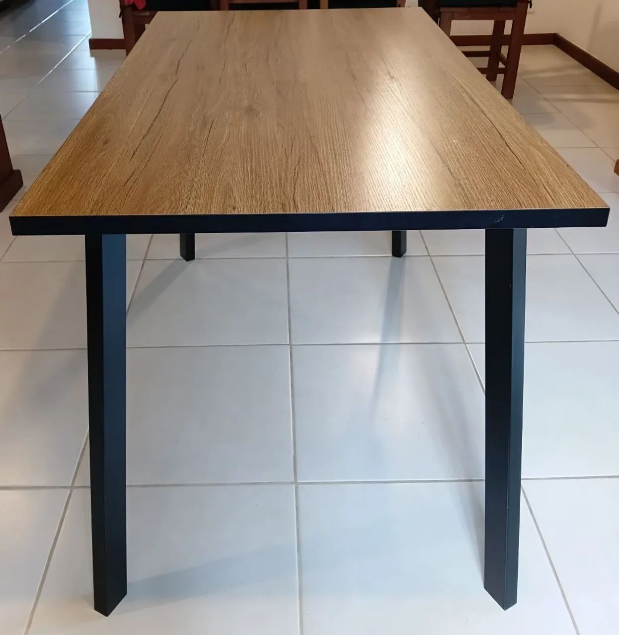 Mesa Retangular Funcional Escritório ou Home - Foto 2