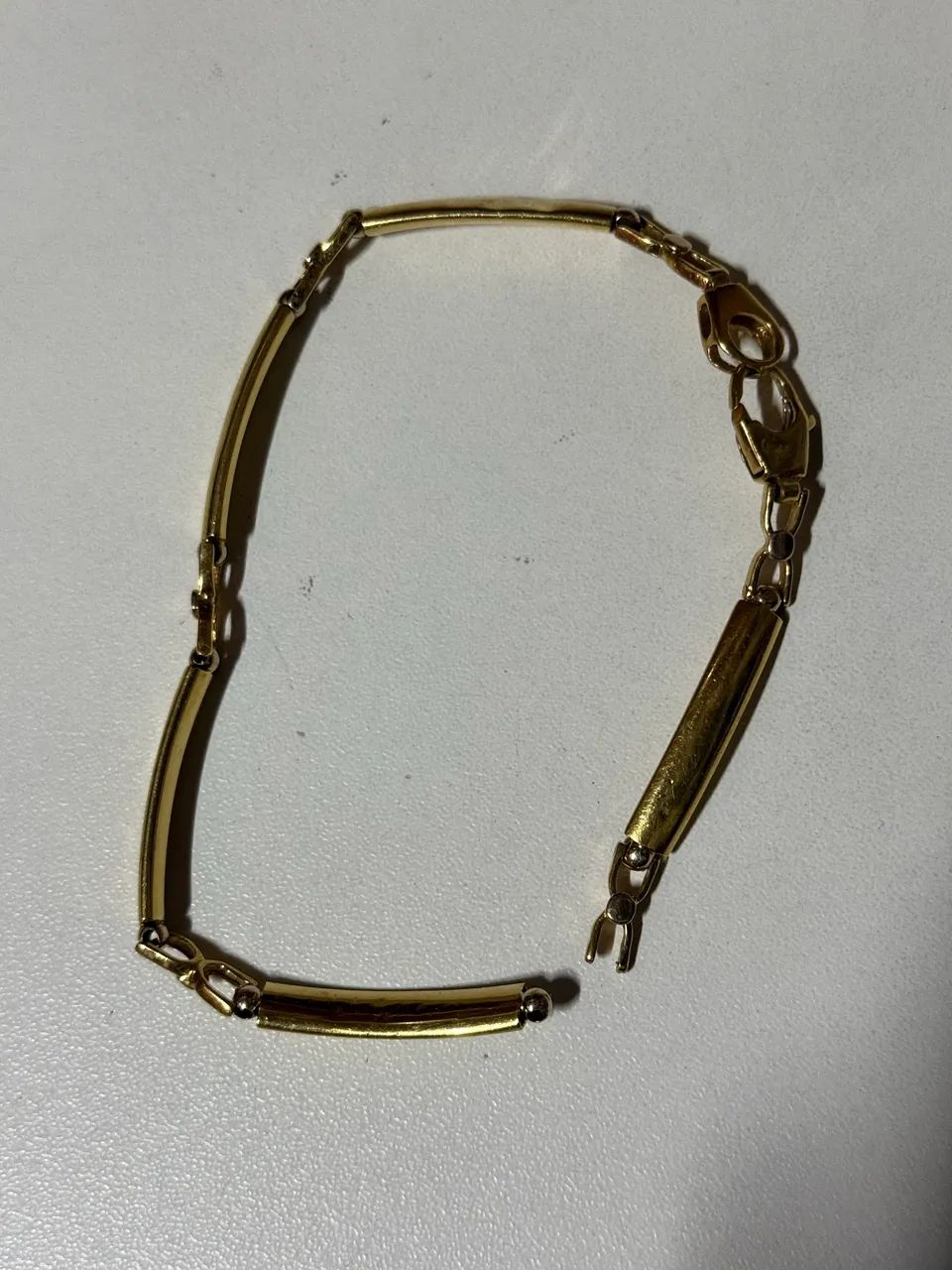 Pulseira 18k 12.3 gr com elo oco - Foto 5