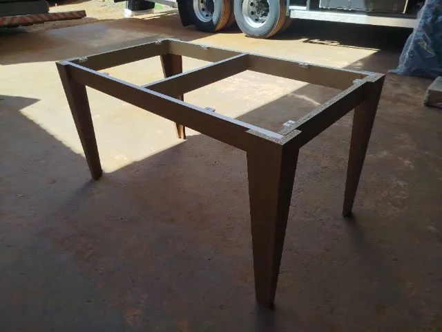 Mesa De Jantar 6 Cadeiras Nova Tampo MDF Com Vidro Lacado  - Foto 3