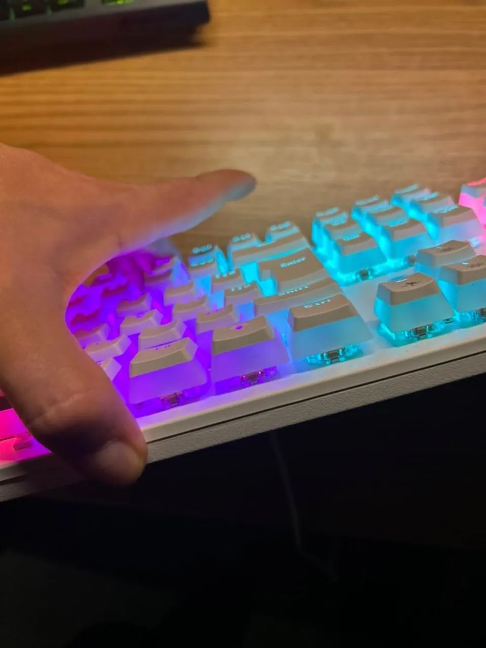 Teclado Mecanico ABNT2 Switch Blue  - Foto 3