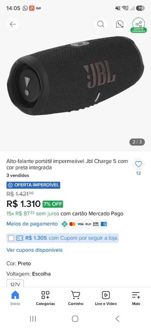 Vendo caixa de som JBL original 