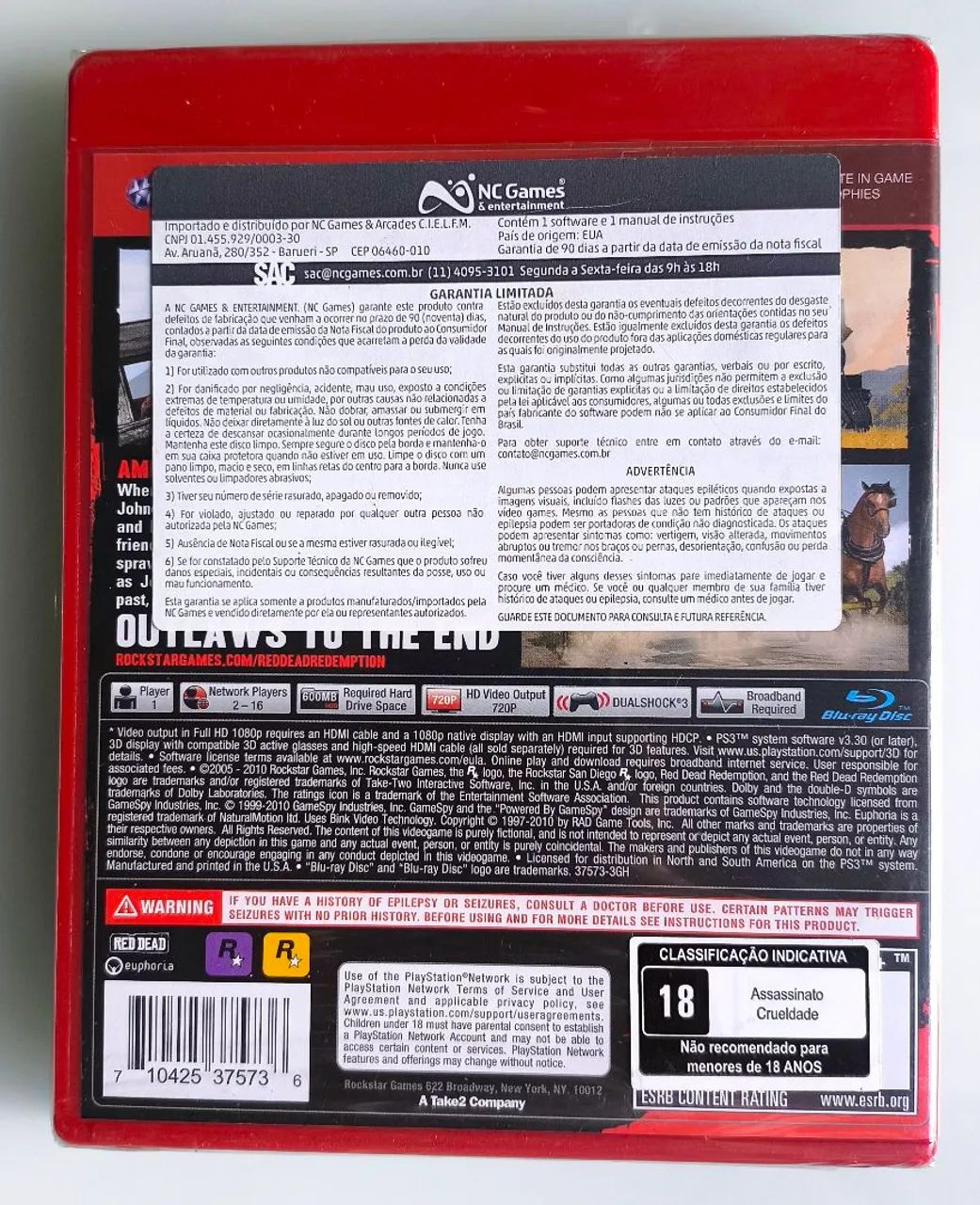 Red dead redeption PS3 Lacrado  - Foto 2
