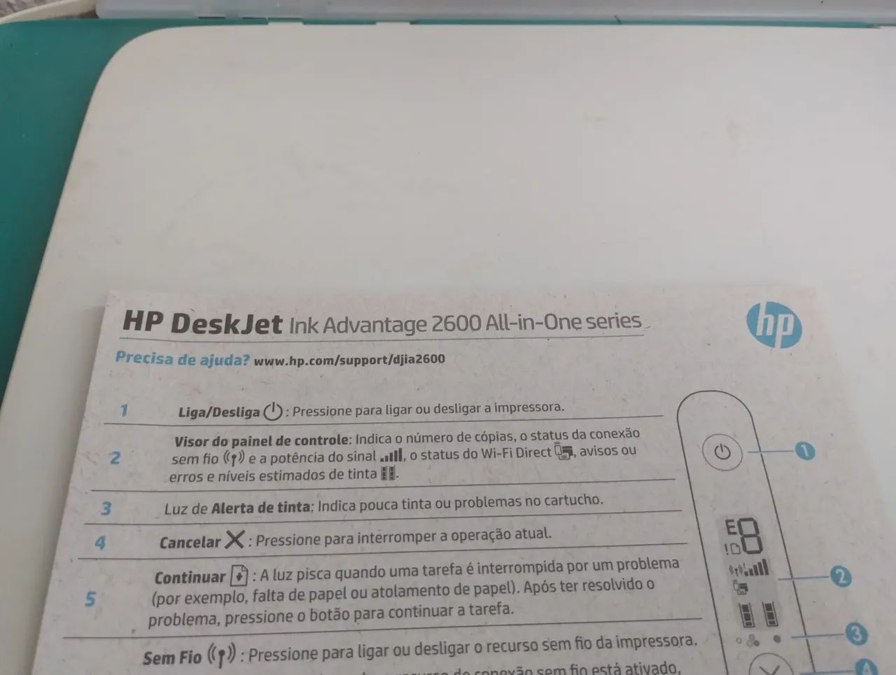 Impressora HP 2600 semi nova, funcionando! - Foto 2