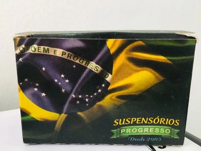 Suspensórios Fundição Progresso - beges, lindos e estilosos! - Foto 5