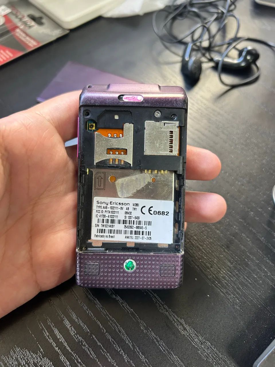 Celular Sony Ericsson W380i - Roxo - Foto 4