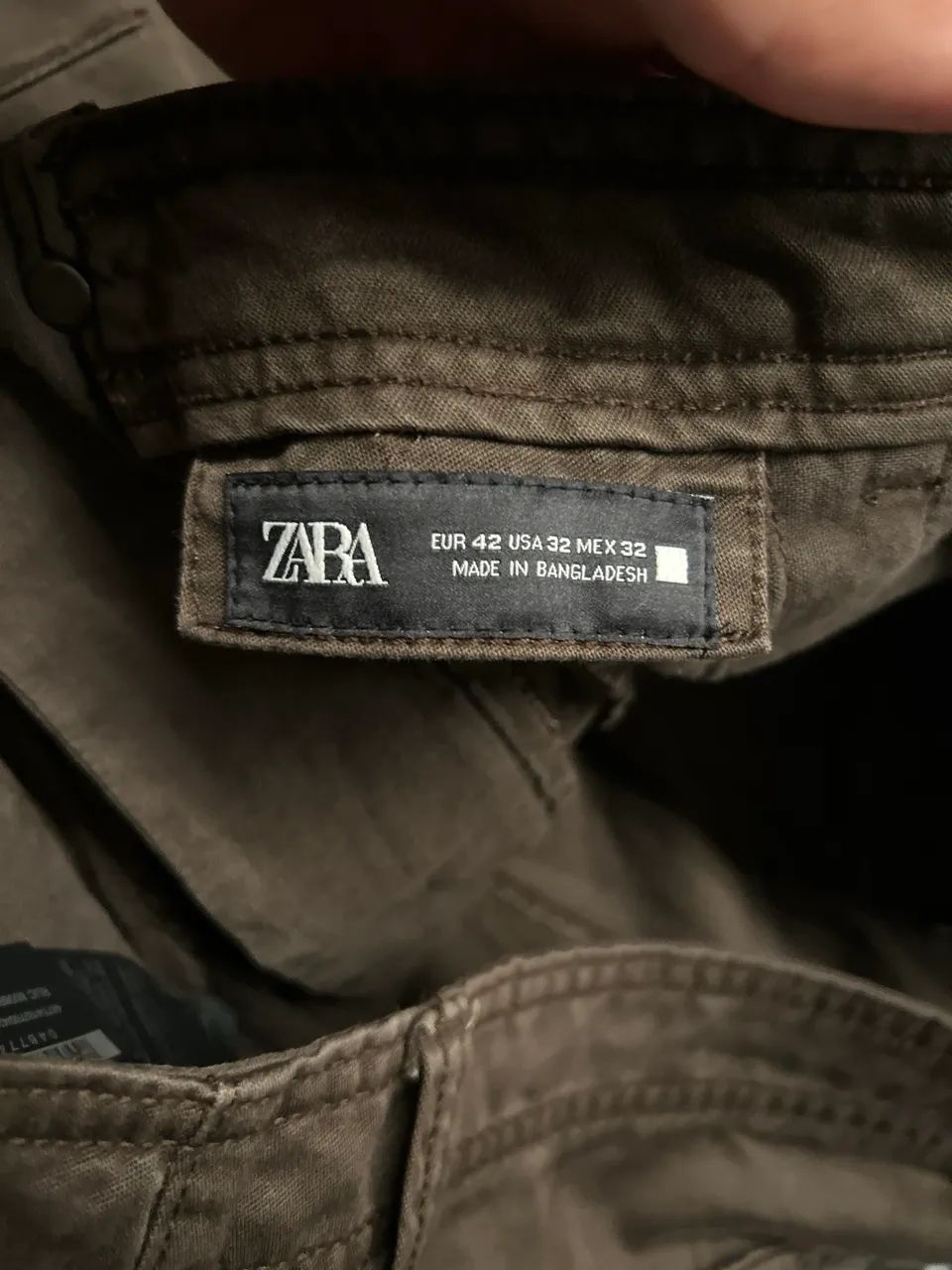 Calça Zara Baggy Marrom - Foto 3