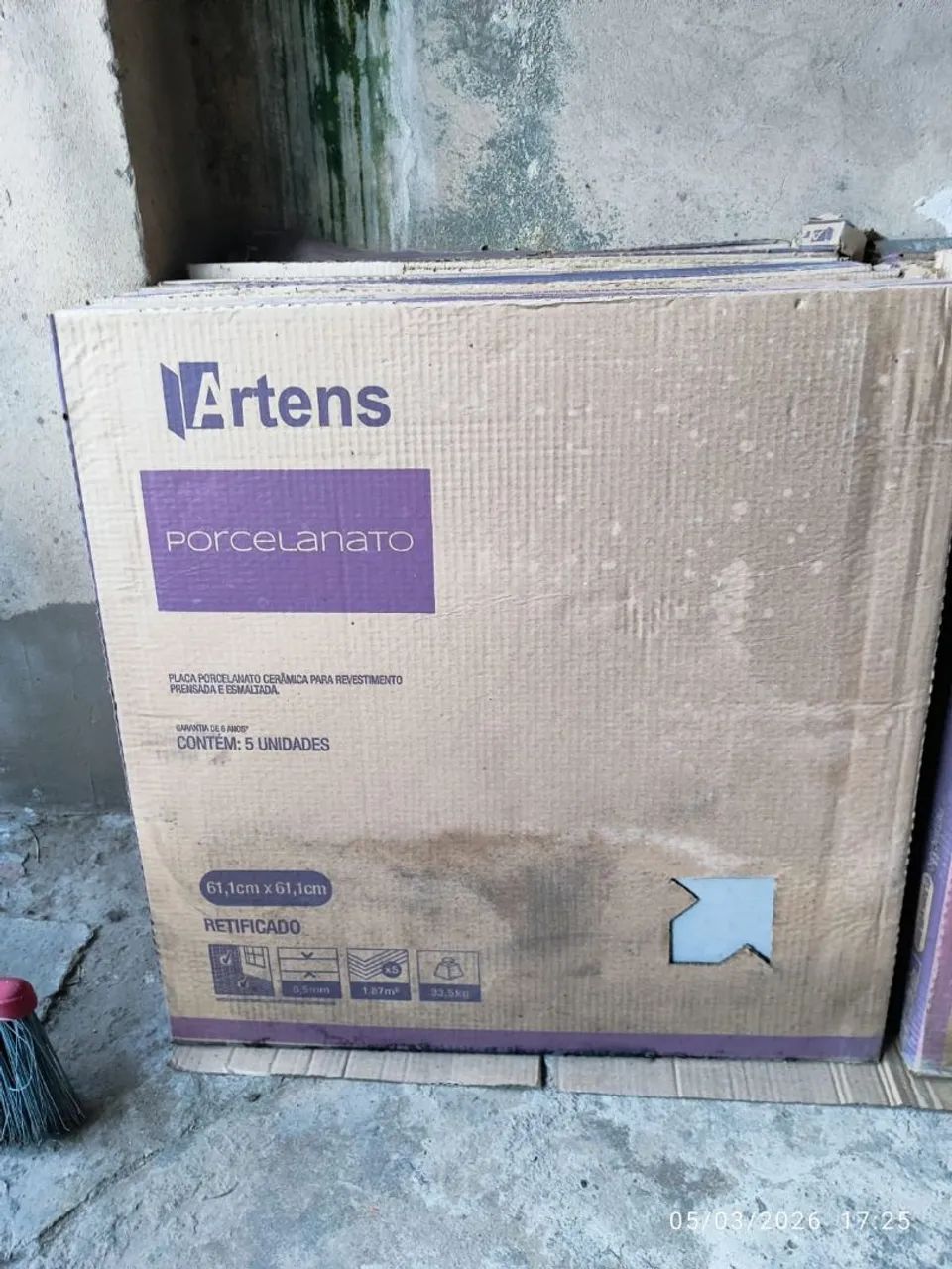 50 metros porcelanato 61x61 artens - Foto 3
