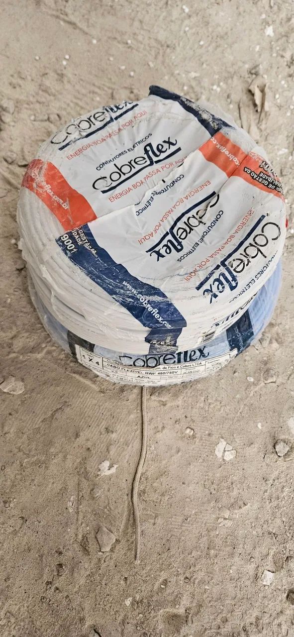 Cabo cobreflex 4mm - 100 metros
