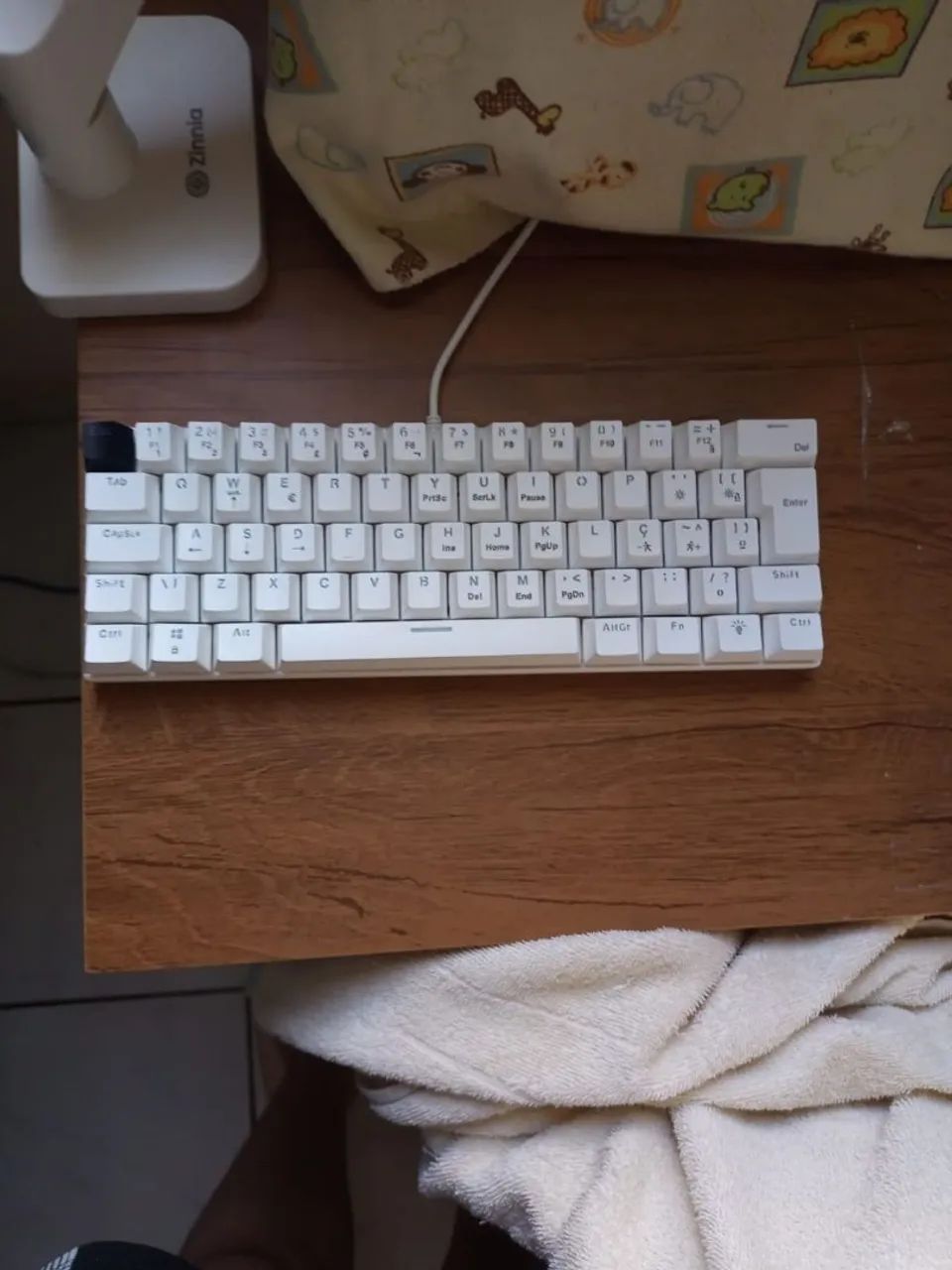 Teclado 60% branco - Foto 3