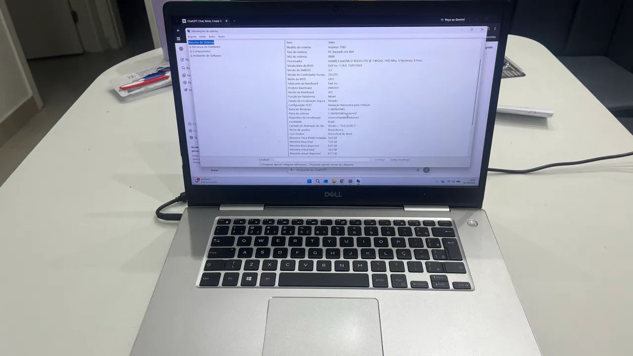 Notebook Dell inspiron 15 7580 - Foto 5