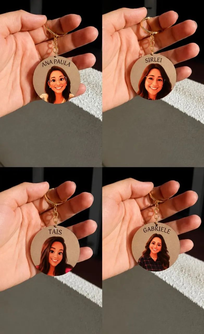 Chaveiros personalizados 