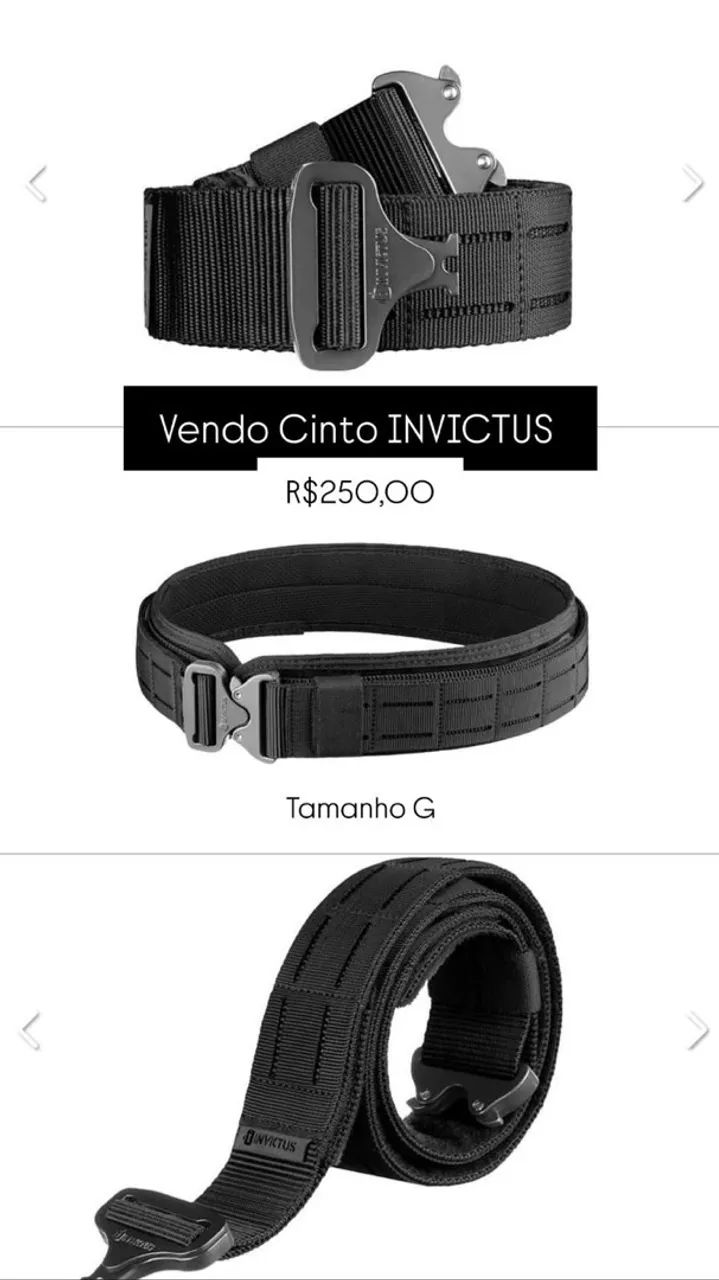 Cinto de guarnição invictus - Foto 3