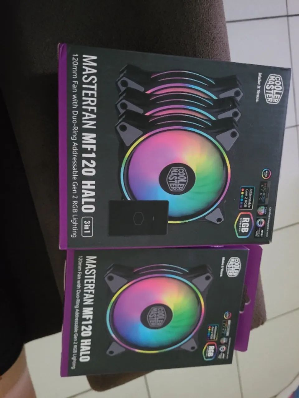 Kit Fans Cooler Master MF120 Halo - Foto 2