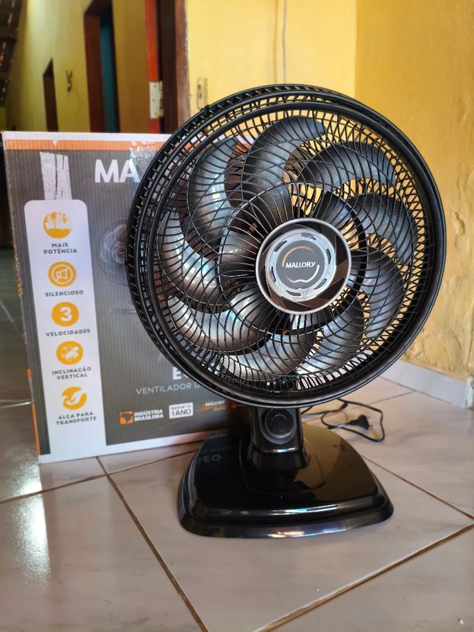Ventilador Mallory 40cm 15 pás  - Foto 2