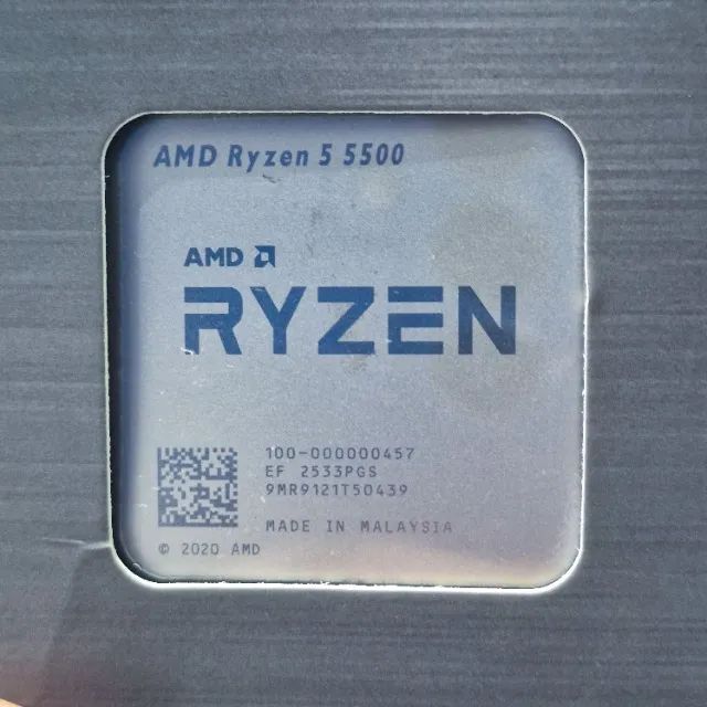 Processador AMD Ryzen 5 5500 (LACRADO COM NF E GARANTIA) - Foto 3